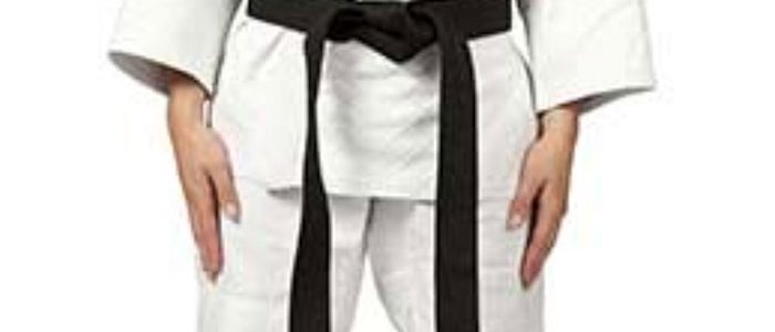 man wearing Black Belts in Karate